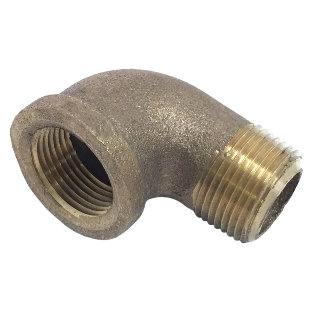 Street Elbow Cast Red Brass 1/2 Mip x 1/2 Fip Nl 1/bg