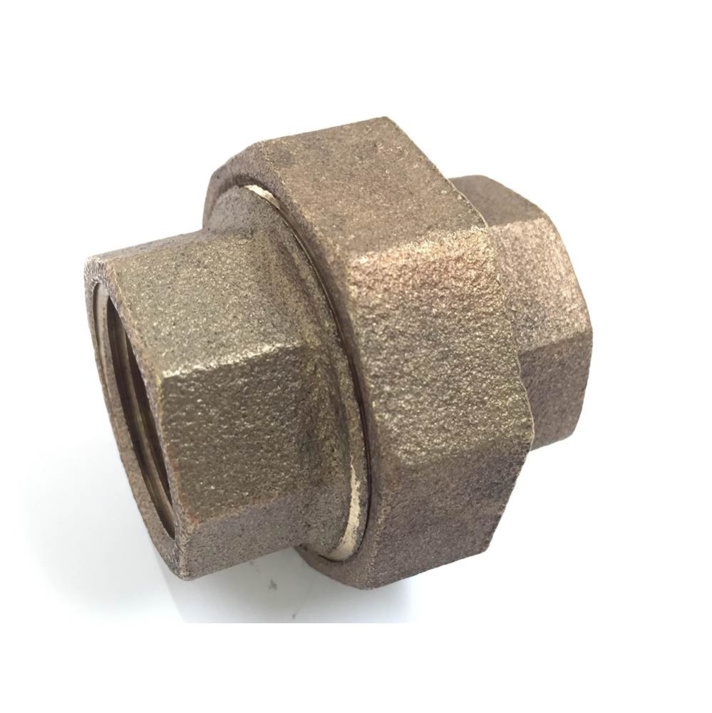 Union 1/2 Fip x 1/2 Fip Red Brass Nl 1/bg