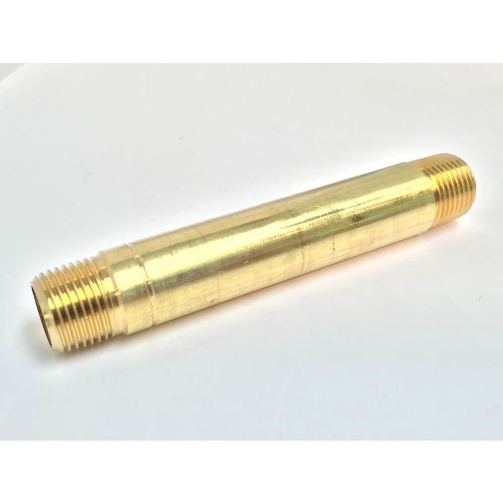 17700306 - Pipe Nipple Yellow Brass 1/2 Mip X 5.5 Long Nl 1/Bg