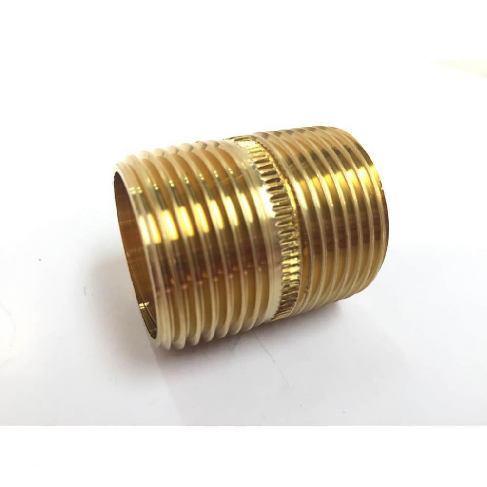 C17700336 - Pipe Nipple Yellow Brass 1 Mip x Close Nl 1/bg