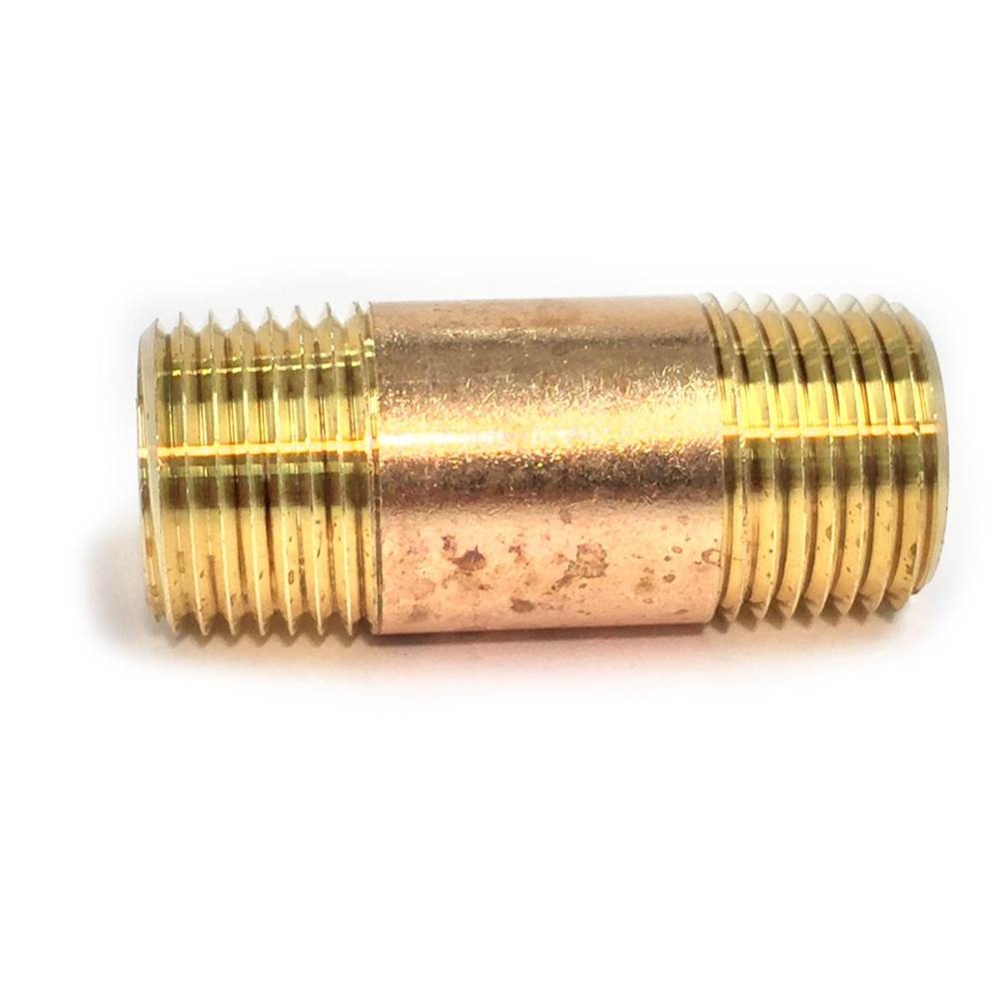 Pipe Nipple Red Brass 1/8 x 3 Nl 1/bg