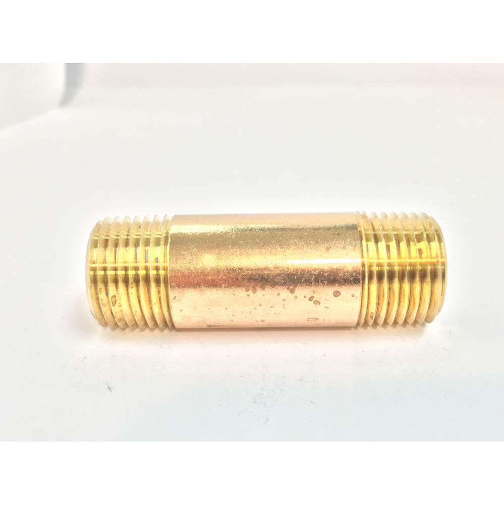 0124225 - Pipe Nipple Red Brass 1/8 Mip X 4 Long Nl 1/Bg