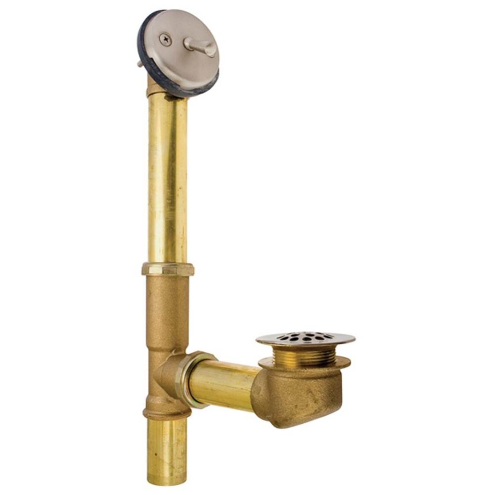 0145928 - Trip Lever W&o Tubular 20ga Brass W/ Satn Nkl Trim