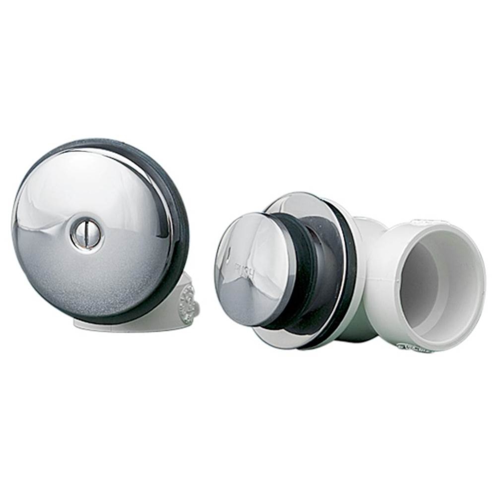 Ezy Touch Pvc Half Kit Zinc Dr Body W/1-hole Fp Chrome