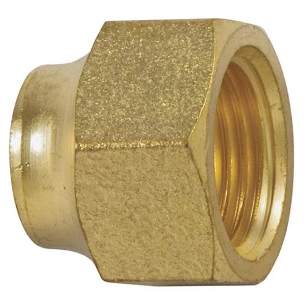 Short Forged Nut 1/2 Od Flare Leaded 1/bg