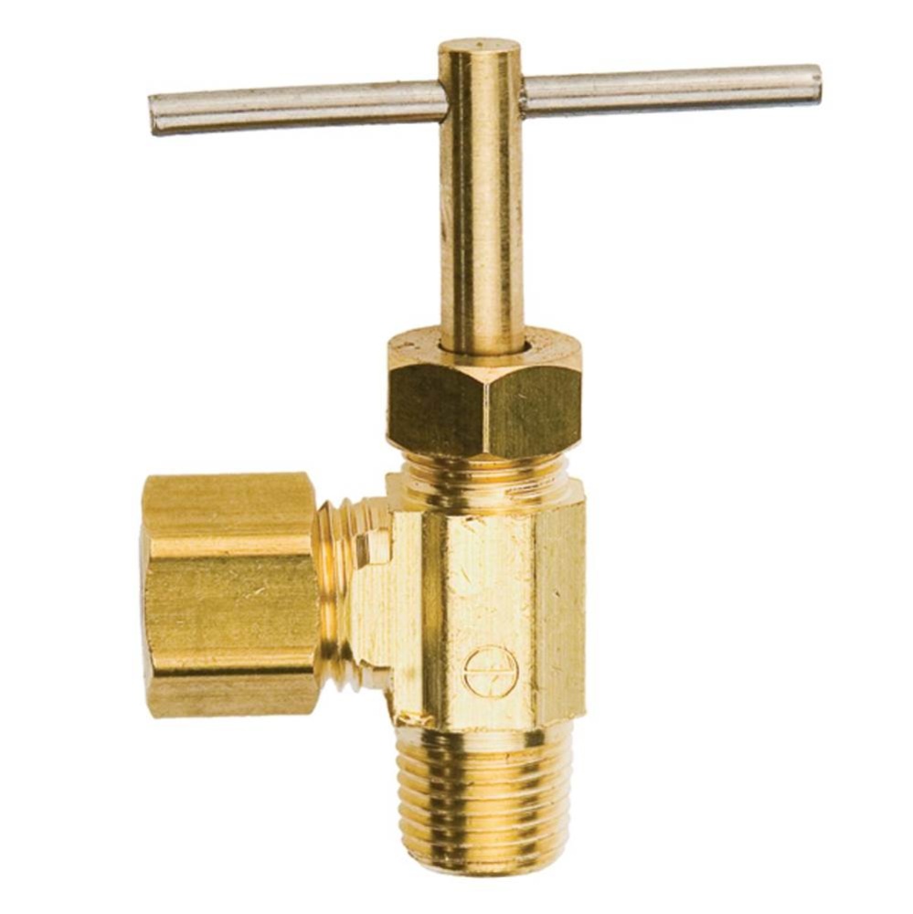 Needle Valve Angle Compression 1/4 Od x 1/4 Mip Nl 1/bg