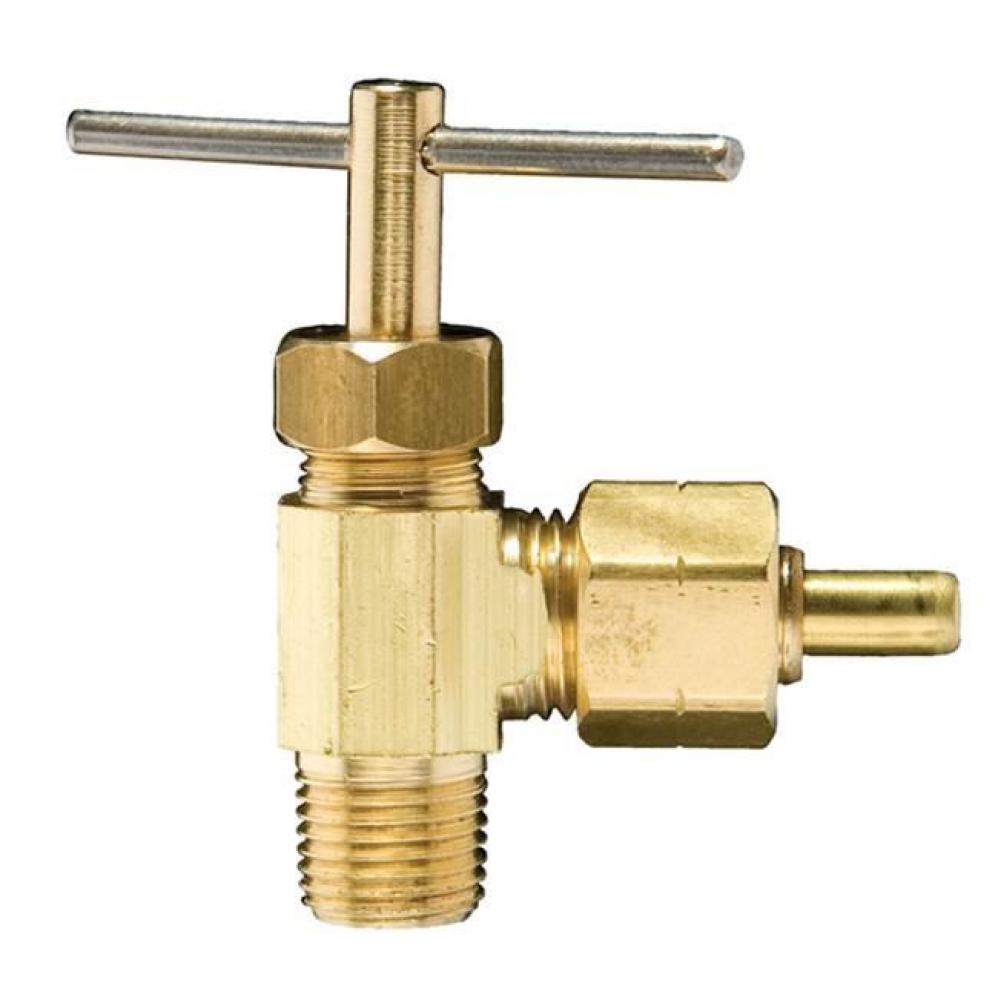 C17700068 - Needle Valve Angle 1/4 Od Ander-lign x 1/8 Mip Nl 1/bg