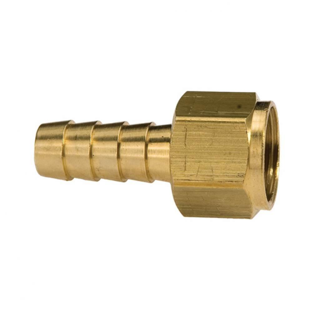 0122375 - Adapter 3/8 Barb x 3/8 Fip Swivel Brass Nl 1/bg