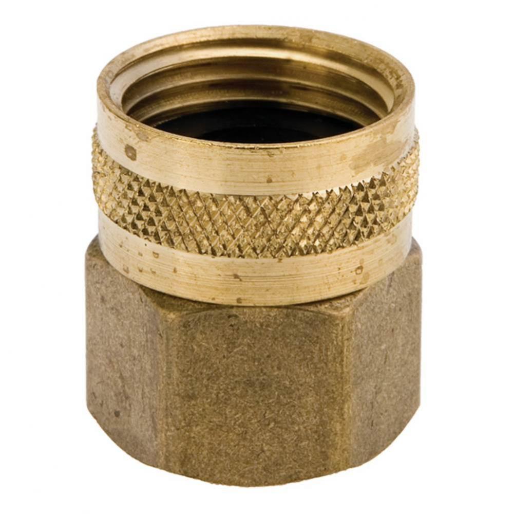 Adapter 3/4 Fht x 3/4 Fip Swivel Brass Nl 1/bg