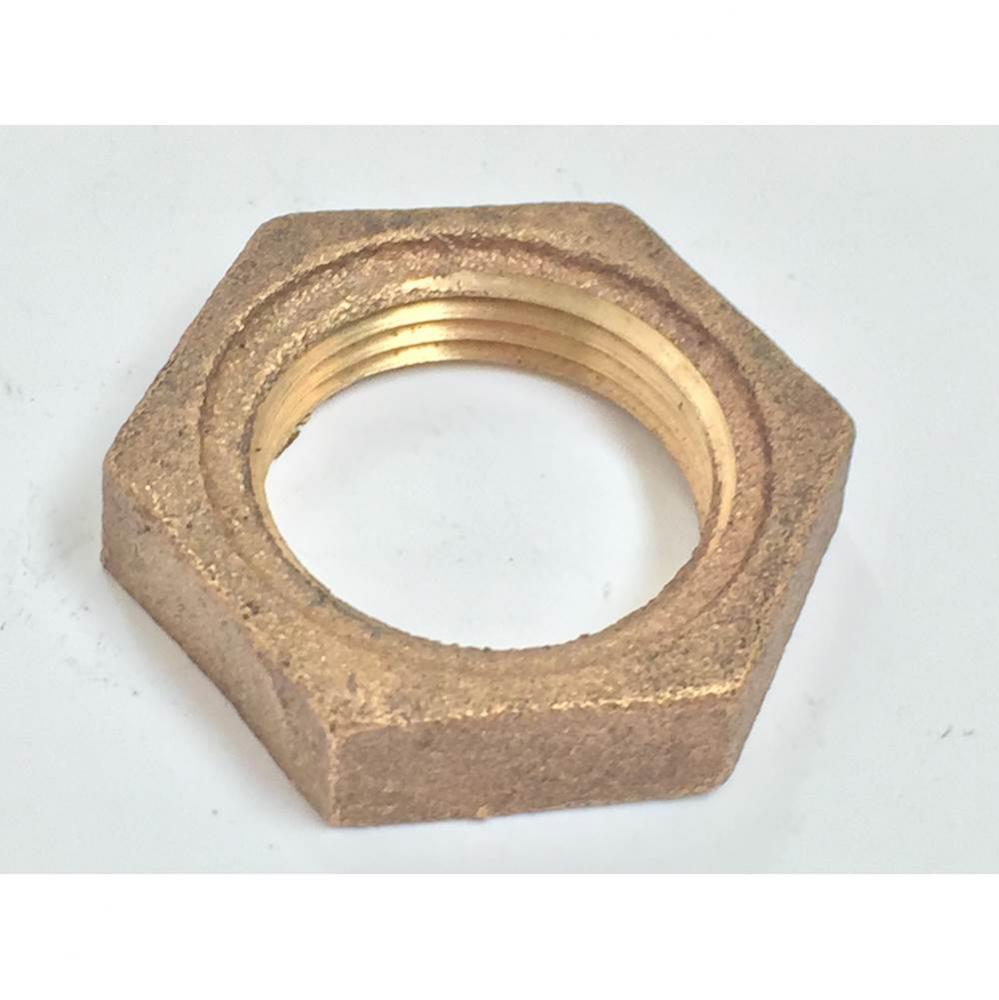 Lock Nut Cast Brass 1/2 Fip Nl 1/Bg