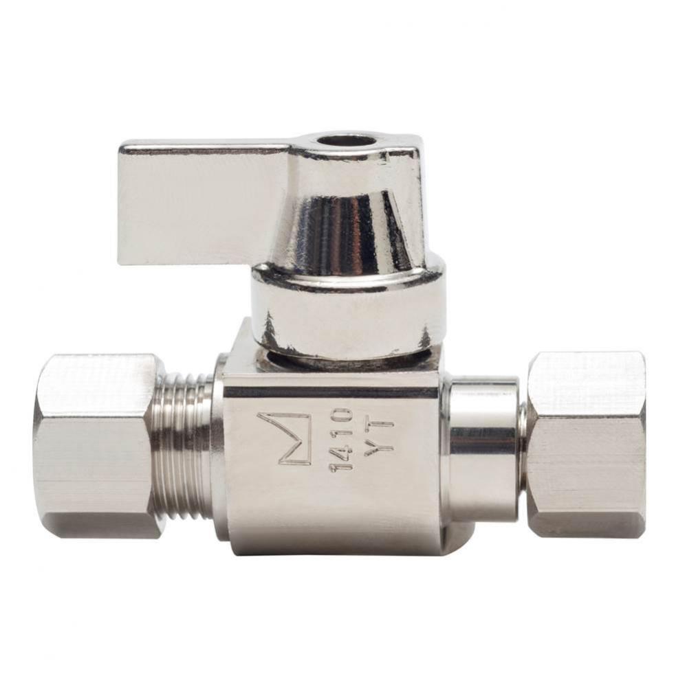 Retrofit 3/8 Compression Nl 1/4-turn Straight Stop