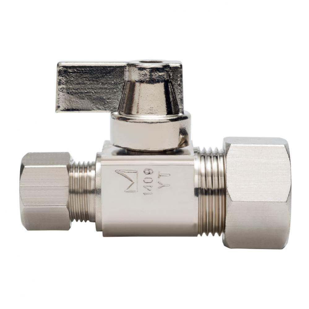 5/8 Compression x 3/8 Compression Nl 1/4-turn Straight Stop