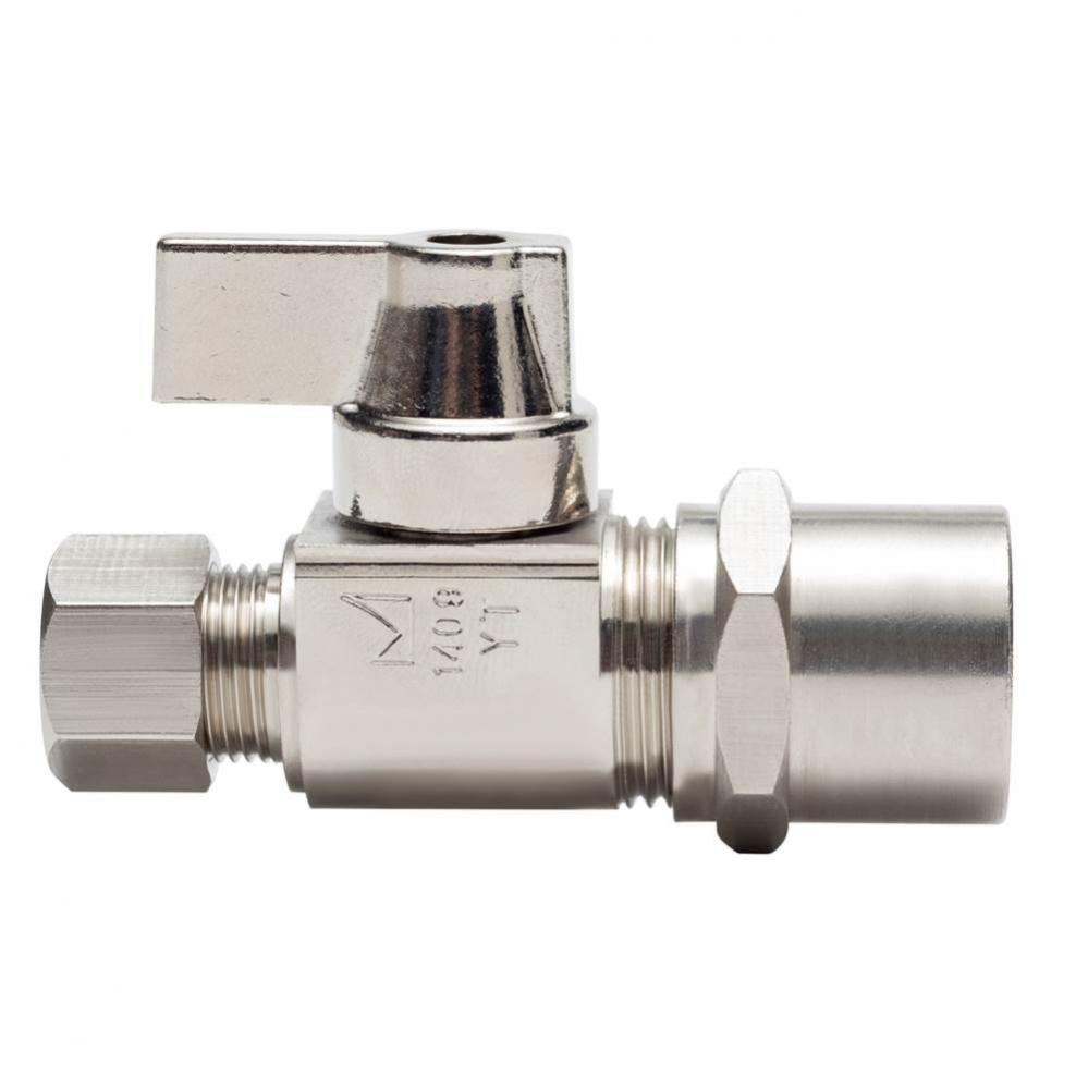 1/2 Cpvc x 3/8 Compression Nl 1/4-turn Straight Stop