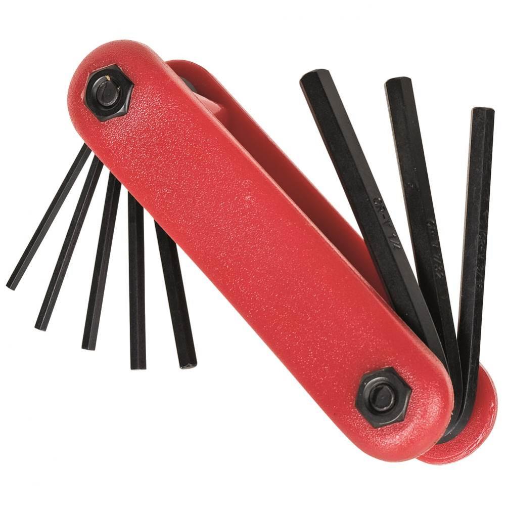 9Pc Fold-Up Allen Wrench Set