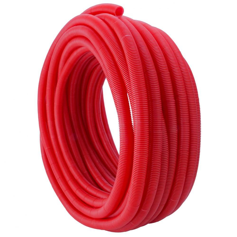 1/2 X 100-FT CORRUGATED SLEEVING RED