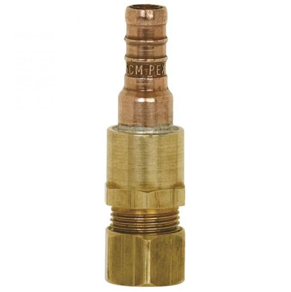 Adapter 1/2 Pex x 3/8 Od Comp No Lead