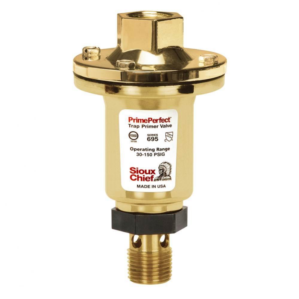 Valve Trap Primer Brass Plated