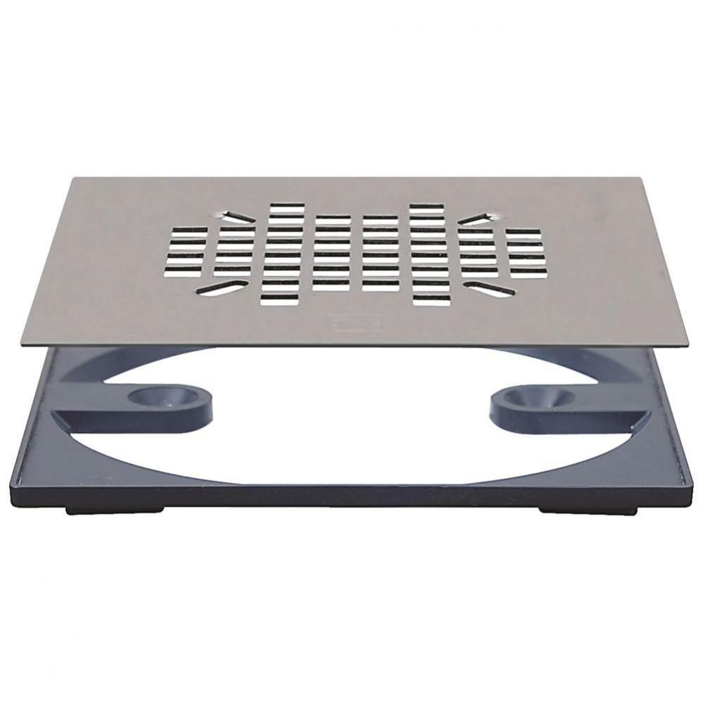 Strainer & Adapter Rnd To Sqr Ss