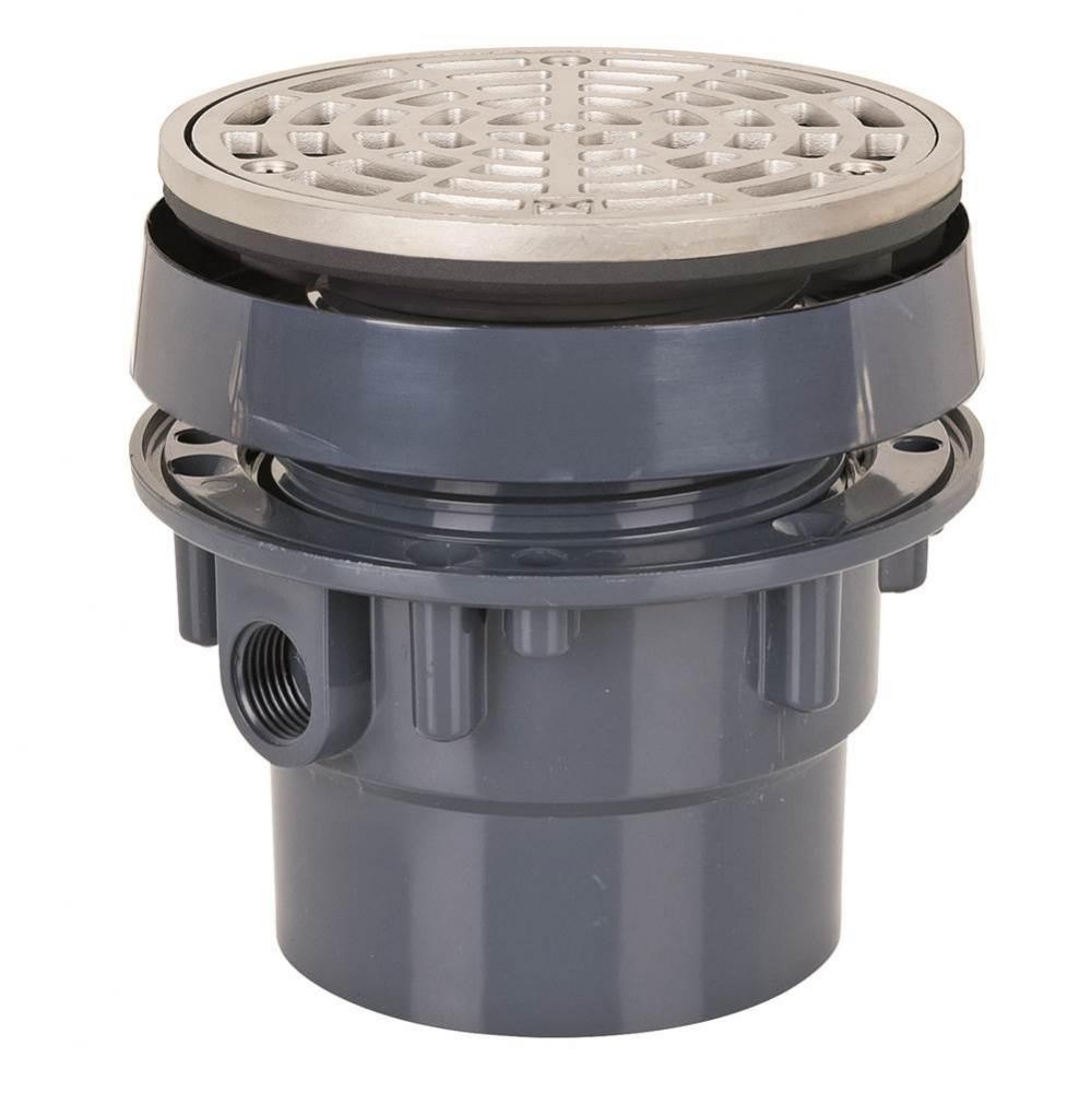 Drain Finish Line 3 Pvc 5ss R&s Rnd