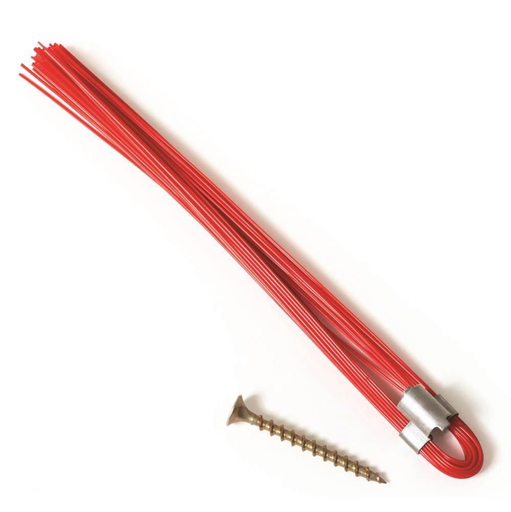 Locating Bristles Red 6in