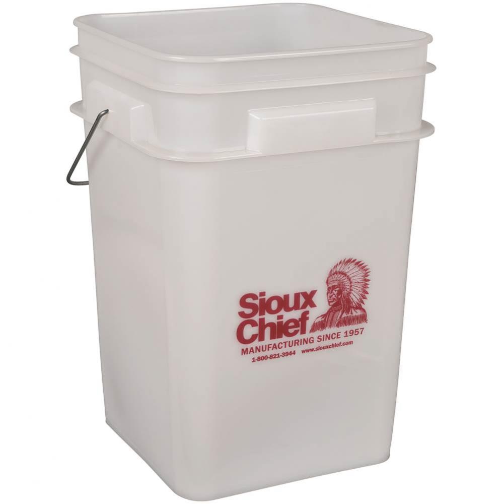 BUCKET 4.25 GAL WITH LID & BAIL