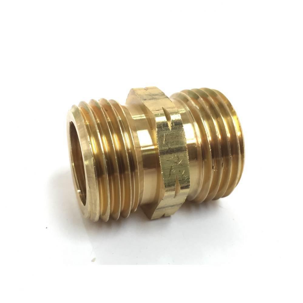 C 0122229 - Adapter 3/4 Mht x 3/4 Mht Brass Nl 1/bg