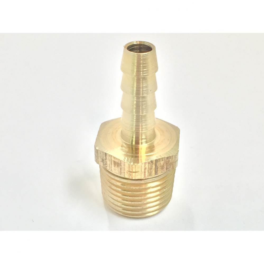 17700081 - Adapter 3/16 Barb X 1/4 Mip Brass Nl 1/Bg