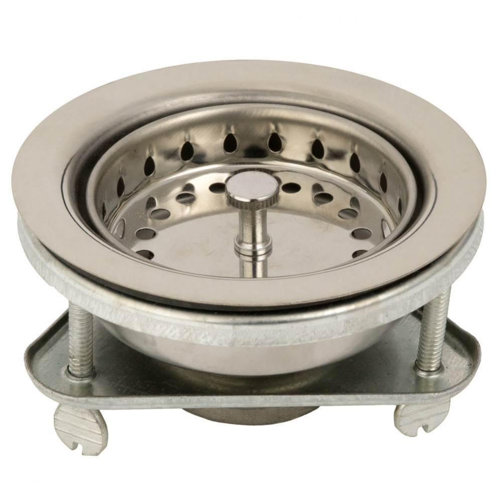 Eez-on Sink Strainer, Zinc Nuts, Chrome 1/bx