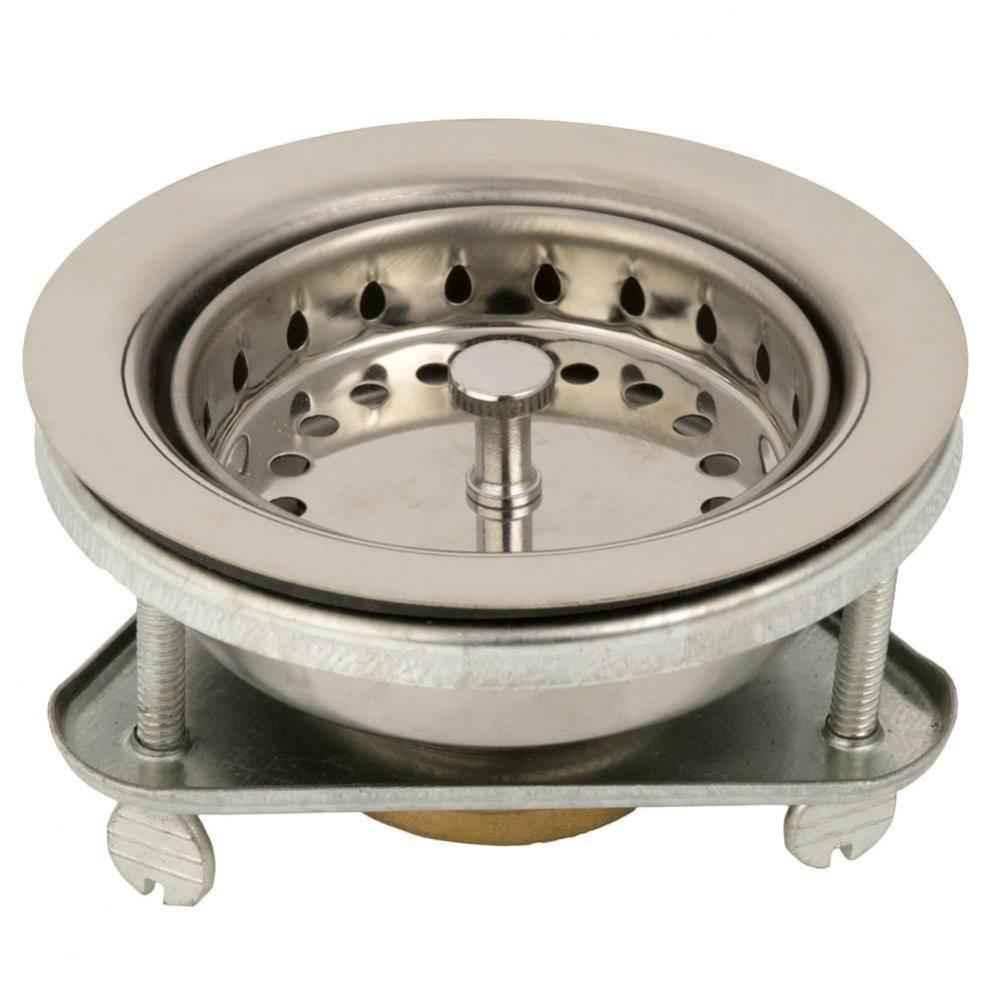 Eez-on Sink Strainer Chrome W/ Brass Nut 1/bx