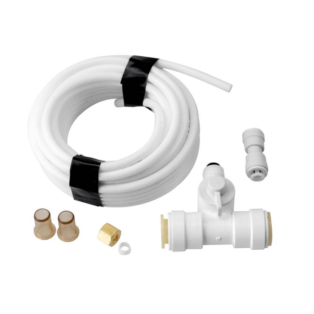 Quick-Connect Ice Maker Kit W/ 25Ft 1/4 Od Pex
