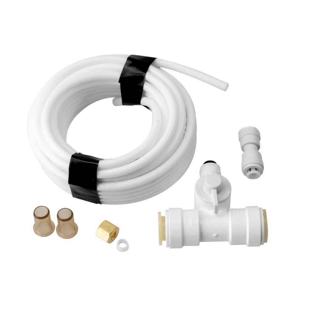 Quick-Connect Ice Maker Kit W/ 25Ft 1/4 Od Pex