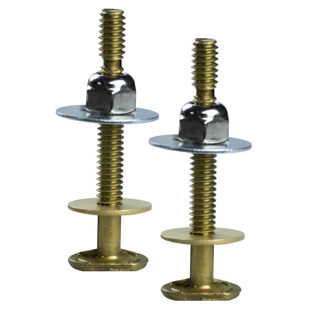 Bolt Br 1/4X2-1/4 Closet Snap/Pr/Bg