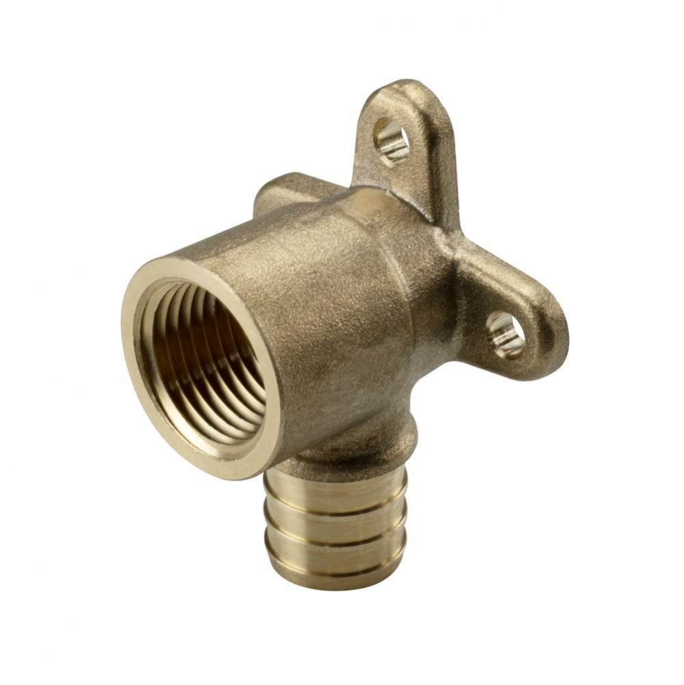 Ell 3/8 Fip Drop 3 Ear x 1/2 Pex No-lead