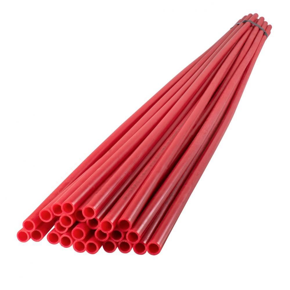 Pex Tube 1/2 Red 10 Foot Lengths 50/Bag (500 Ft Per Bag)