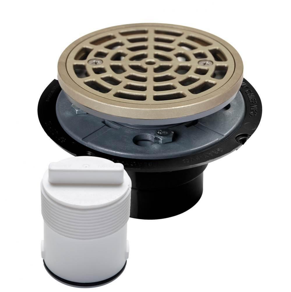 Drain & Plug Shwr Pan Abs Nb R&s Rd