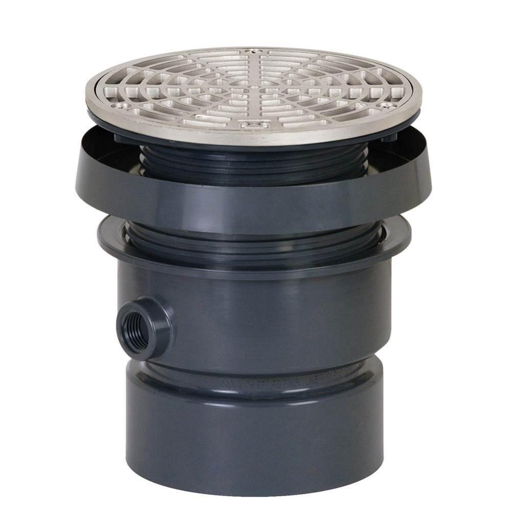 Drain Finish Line 4 Pvc 6ss R&s Rnd