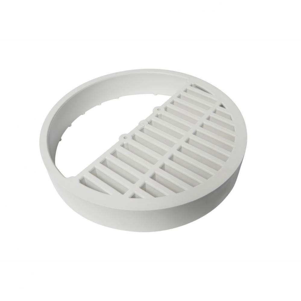 Fat Max Open-Half Strainer White Pvc