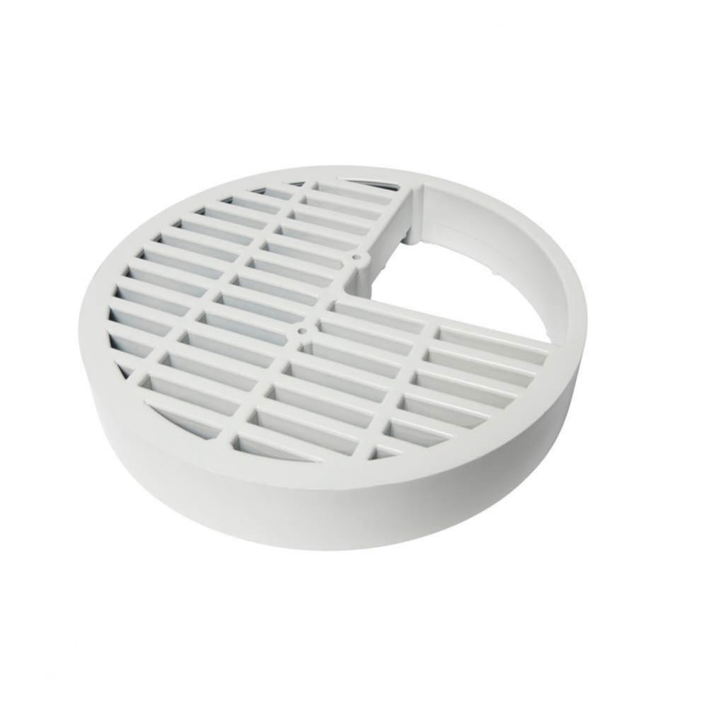 Fat Max Open-Qrtr Strainer White Pvc