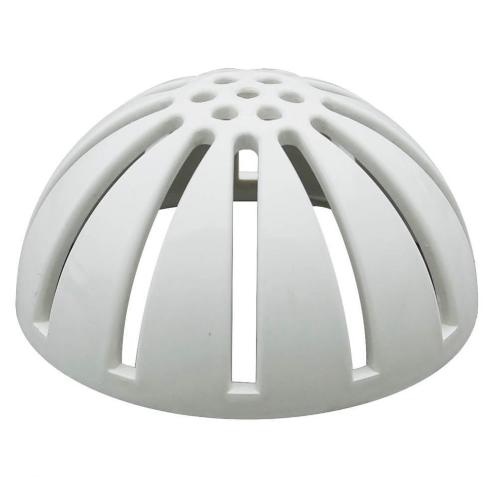 Abs Dome Bottom Strainer White