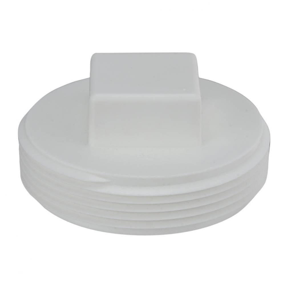 Plug Pp Wht 3 Raised Sq Hd