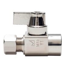 Sioux Chief 129-G2S1C - 1/2 Sweat x 3/8 Compression Nl 1/4-turn Straight Stop