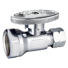 Sioux Chief 131-G1F1C04 - Str Stop 3/8 Fip x 3/8od Comp 1/4-turn Chrome 1/bx