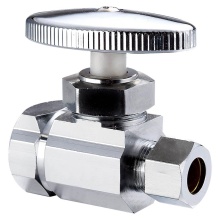 Sioux Chief 133-G2F1C04 - 0147025 - Str Stop 1/2fip x 3/8od Comp Multi-turn Chrome 1/bx