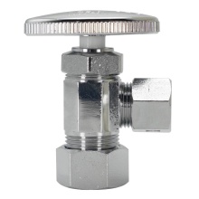 Sioux Chief 134-G2C2C04 - 0147039 - Ang Stop 5/8od x 1/2od Comp Multi-turn Chrome 1/bx