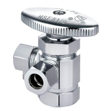 Sioux Chief 134-G2F1C1C04 - 0147017-Ang Stop 1/2Fip X 3/8Od X 3/8Od Comp 3-Way Multi Chrm