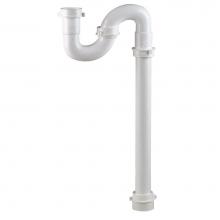 Sioux Chief 230-1106201 - S-trap White 1-1/2 W/pvc Trap Adapter & Soft Washer 1/bg