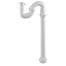 Sioux Chief 230-1106201 - S-trap White 1-1/2 W/pvc Trap Adapter & Soft Washer 1/bg