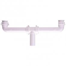 Sioux Chief 230-300616201 - Center Outlet White Slip Joint 1-1/2 x 16 W/soft Wshr 1/bg