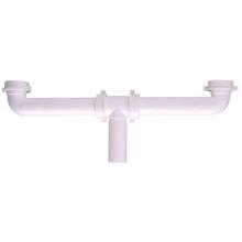 Sioux Chief 230-300616101 - Center Outlet White Slip Joint 1-1/2 x 16 1/bg