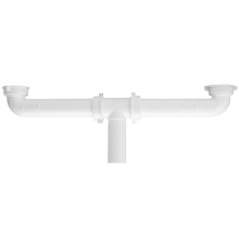 Sioux Chief 230-310616101 - Center Outlet White Direct Connect 1-1/2 x 16 1/bg